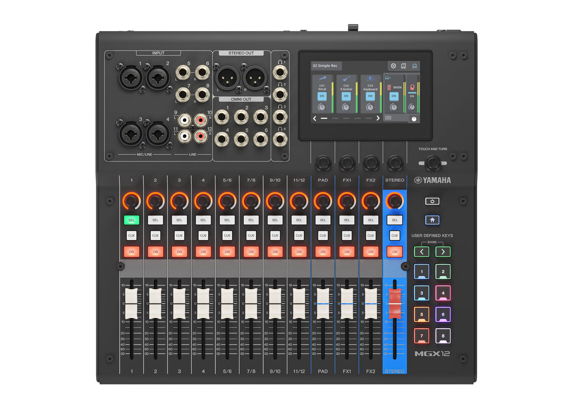 Yamaha MGX12 Digital Mixing Console (Black)