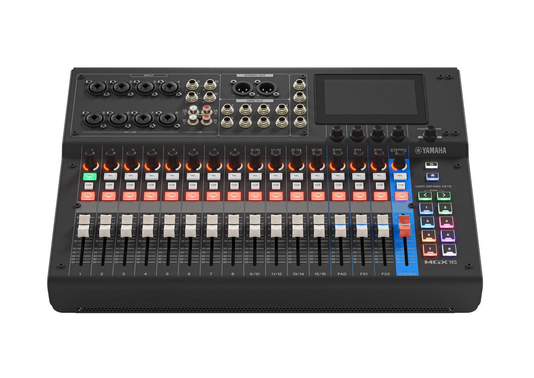 Yamaha MGX16 Console de mixage numérique (Noir)