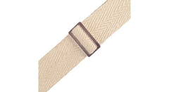 Levys MH8P sangle de guitares 2" en chanvre, naturelle