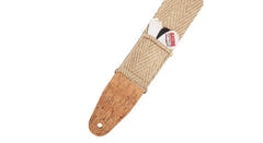 Levys MH8P sangle de guitares 2" en chanvre, naturelle