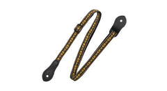 Sangle de mandoline et d’ukulélé Levys MJ19UKE 1/2", noire et jaune