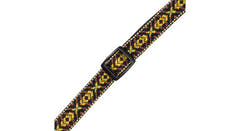 Sangle de mandoline et d’ukulélé Levys MJ19UKE 1/2", noire et jaune