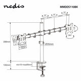 Table mount for 2 monitors (15-32")