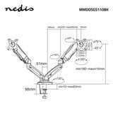 Table mount for 2 monitors (15-32")