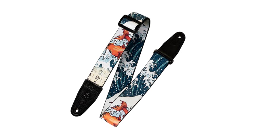 Levys MPD2 sangle de guitare 2", koi fish
