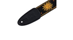 Levys MPJG sangle de guitares 2", Sun Design, noire