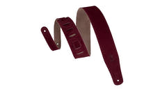 Levys MS26 sangle de guitare 2 1/2", bordeaux