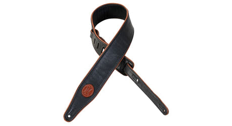 Levys MSS17 sangle de guitare 2 1/2", noire