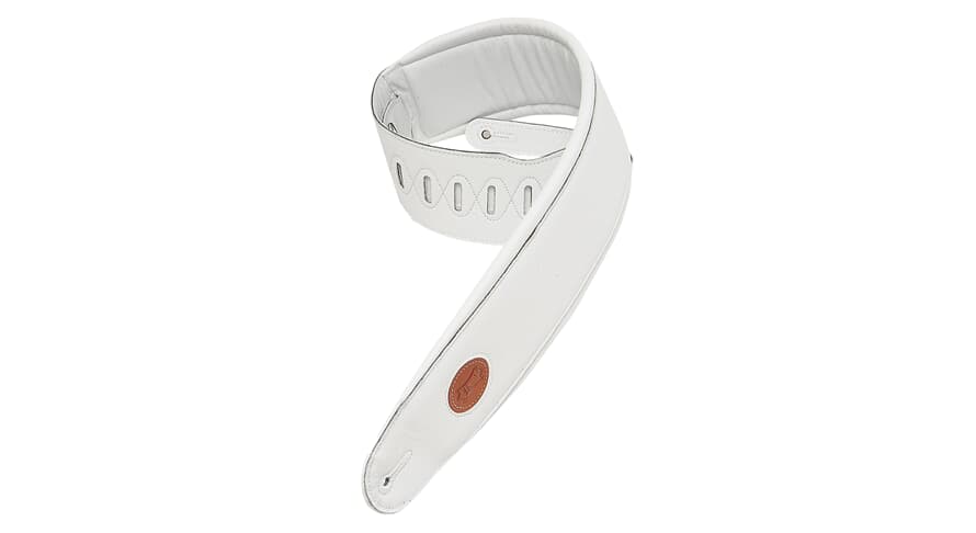 Levys MSS2 sangle de basse 4 1/2", blanche