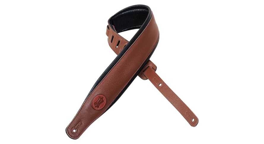 Levys MSS2 sangle de guitare 3", marron