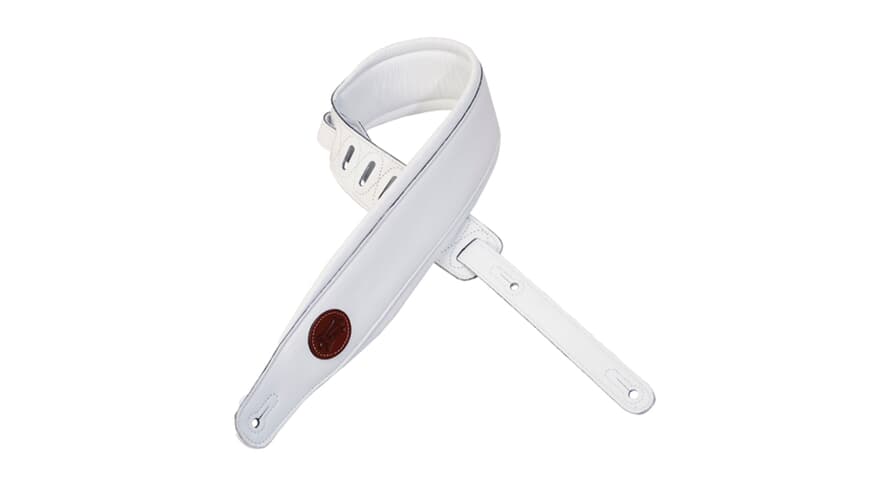 Levys MSS2 sangle de guitare 3", blanche