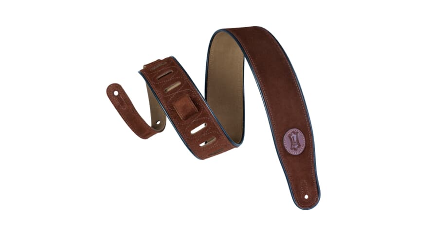Levys MSS3 sangle de guitare 2 1/2", marron