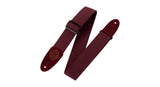 Levys MSSC8 sangle de guitare 2", bordeaux