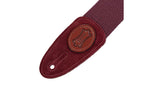 Levys MSSC8 sangle de guitare 2", bordeaux