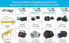 MyMiggo Padded  Camera Grip and Wrap for Bridge / Superzoom