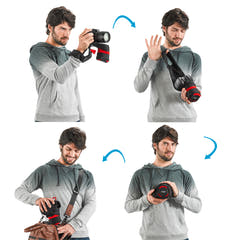 MyMiggo Padded  Camera Grip and Wrap for Bridge / Superzoom