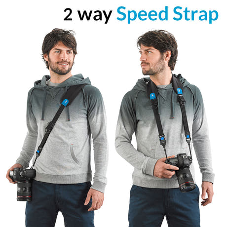 MyMiggo Padded Sangle rapide bidirectionnelle pour appareils photo reflex et hybrides