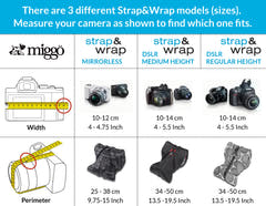 MyMiggo Padded  Camera Strap and Wrap  for SLR