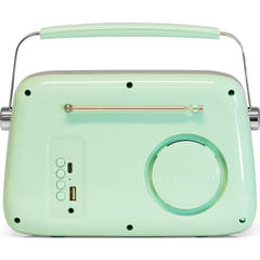 Madison Radio Rétro avec Bluetooth et FM (Menthe)