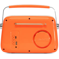 Madison Radio Rétro avec Bluetooth et FM (Orange)