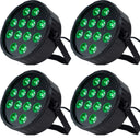Projecteur PAR Marconi Polaris 12x12W RGBW Pack de 4