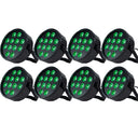Projecteur PAR Marconi Polaris 12x12W RGBW Pack de 8