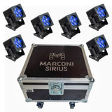 Marconi SIRIUS 6x18W RGBWA+UV IP65 Lampe sur batterie