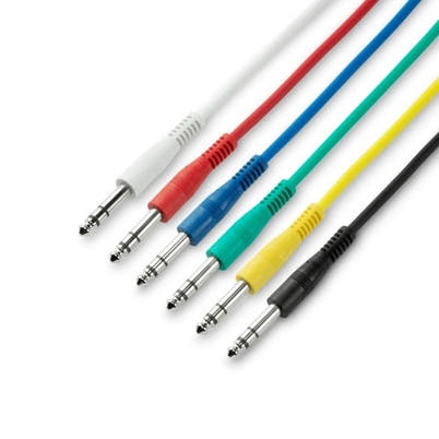 3 Star Câbles Patch Jack 6,3mm 6-pak (60cm)