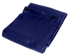 Molton Bagtæppe m. Øjer (Bleu)