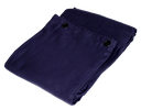 Molton Bagtæppe m. Øjer (Bleu marine)