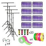 Night padel complete package for 1 court