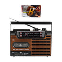 Studio 57 Lecteur cassette avec FM & Bluetooth, Marron + Cassette audio