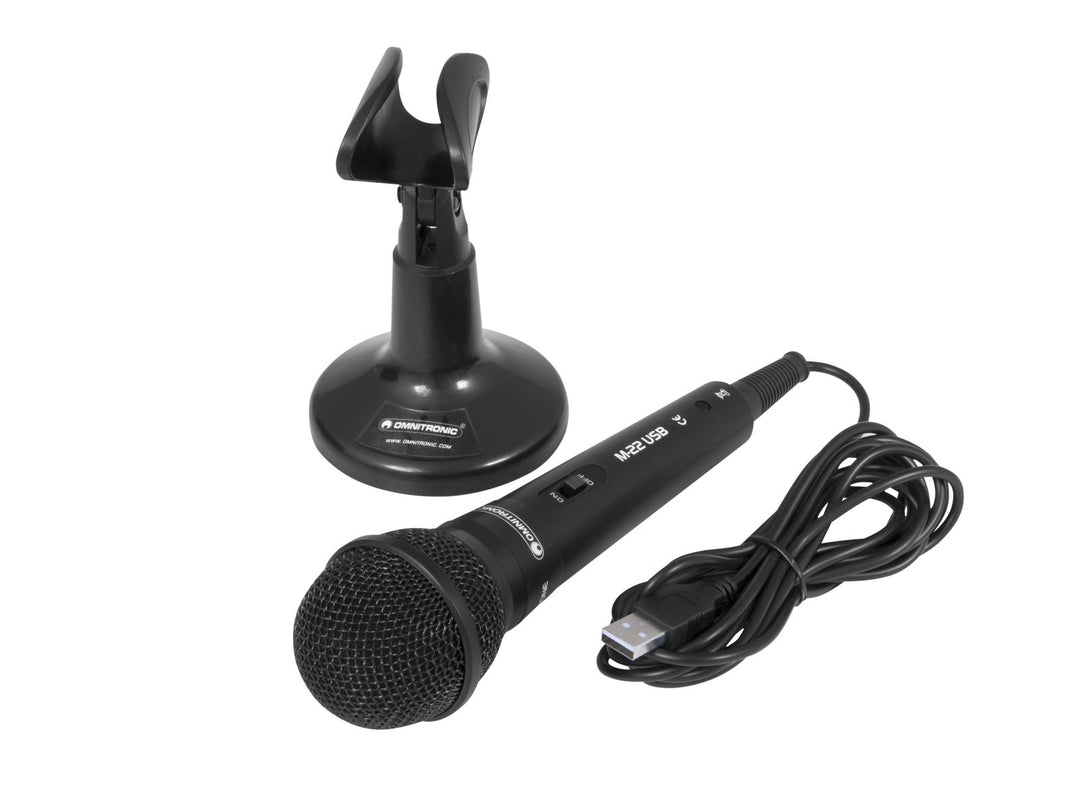 Omnitronic M-22 USB Microphones Dynamique