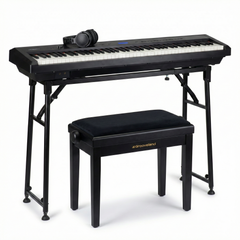 Grooveland P22 piano électrique kit de démarrage (noir)