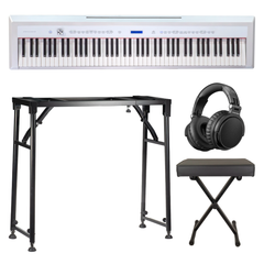 Grooveland P22 Piano électrique Pack de démarrage (Blanc)