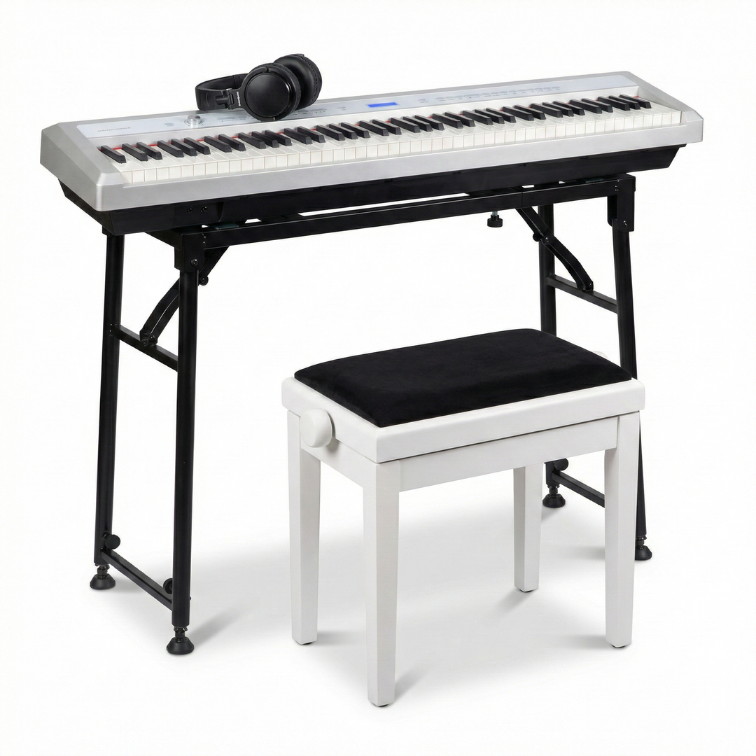 Grooveland P22 Piano électrique Pack de démarrage (Blanc)