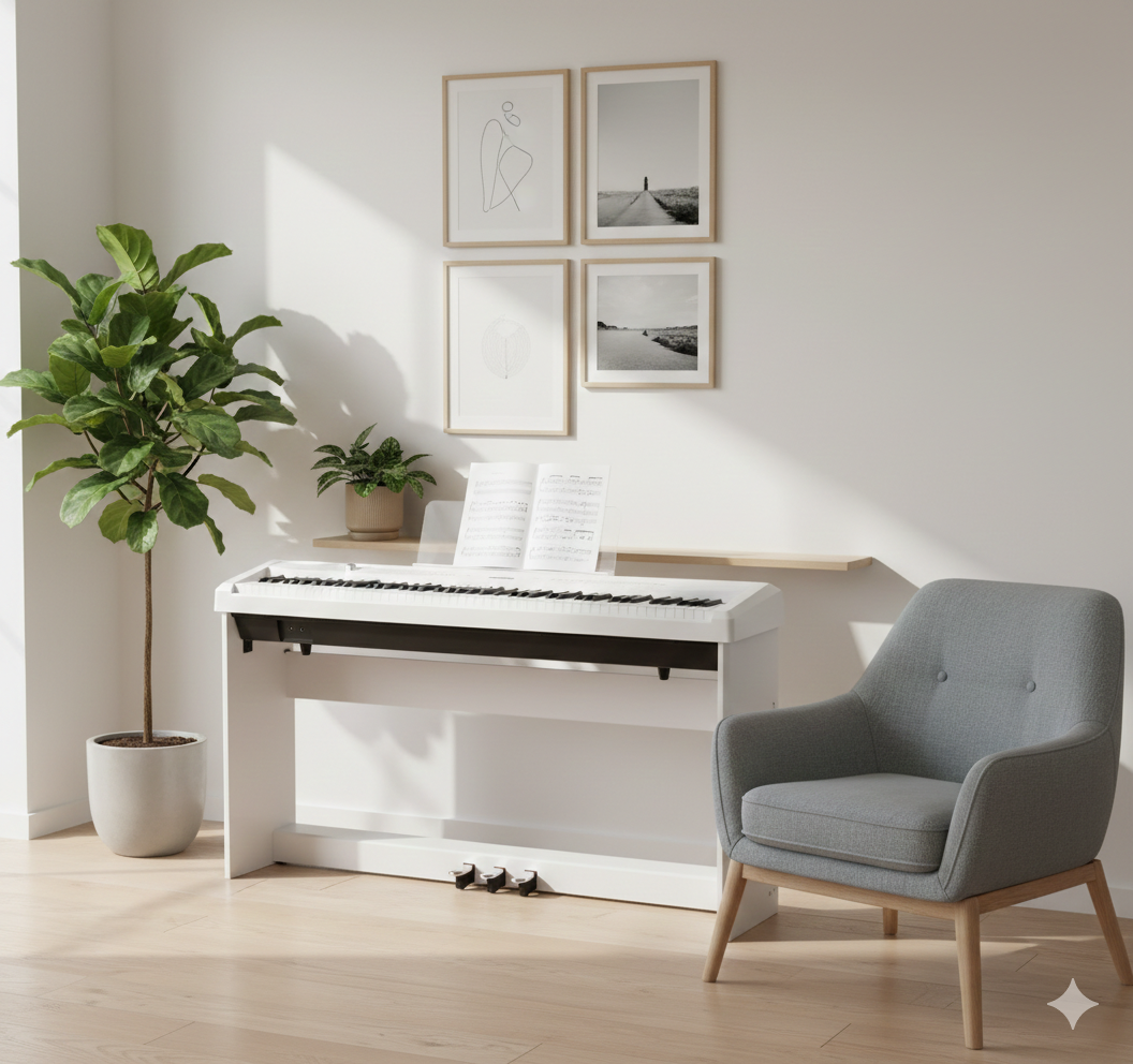 Grooveland P22 Piano Package (White)