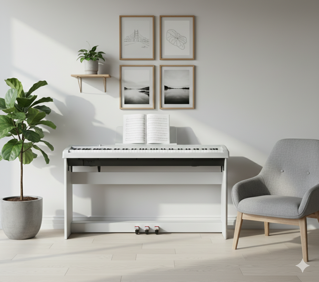 Grooveland P450 Piano Package (White)