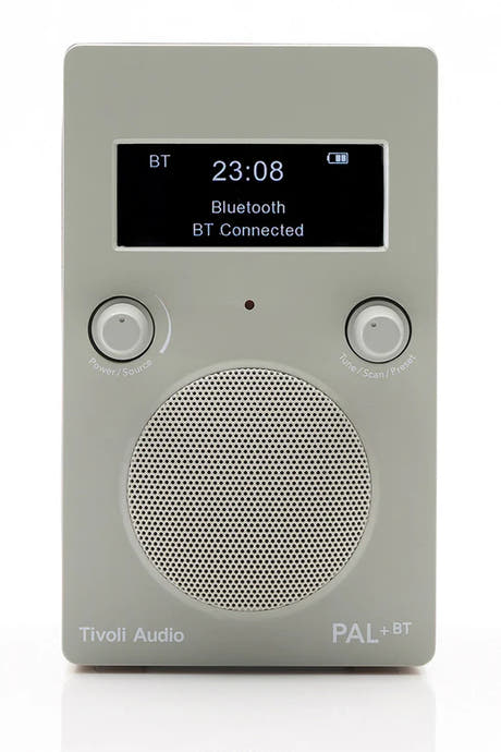Tivoli Audio PAL+BT DAB+/Bluetooth Højtaler (Gris) NOUVEAU