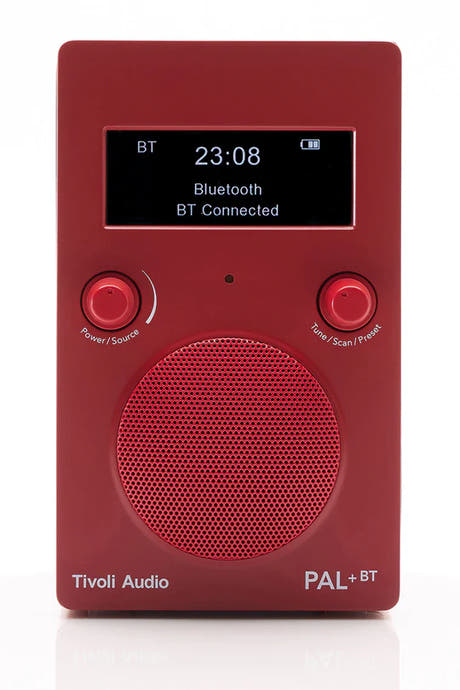Tivoli Audio PAL+BT DAB+/Bluetooth Højtaler (Rouge) NOUVEAU