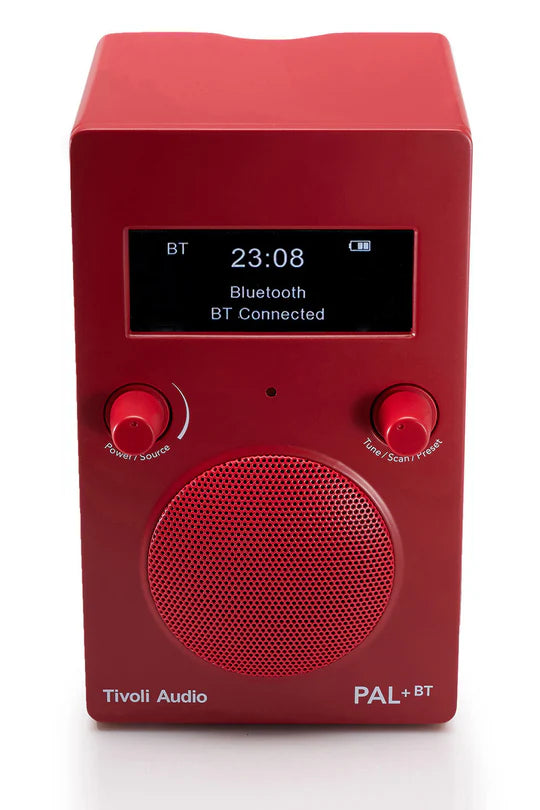 Tivoli Audio PAL+BT DAB+/Bluetooth Højtaler (Rouge) NOUVEAU