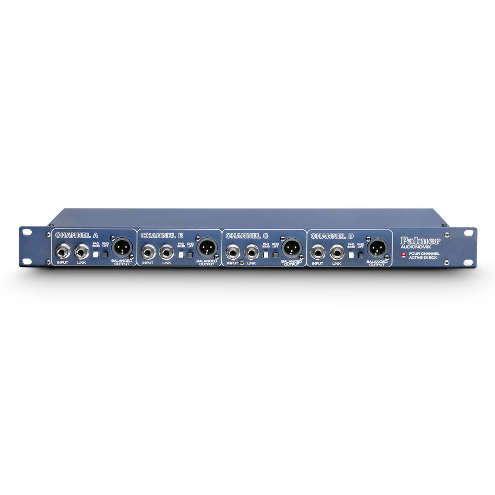 Palmer PAN 03 - Boîtier DI 19" 4 canaux, actif