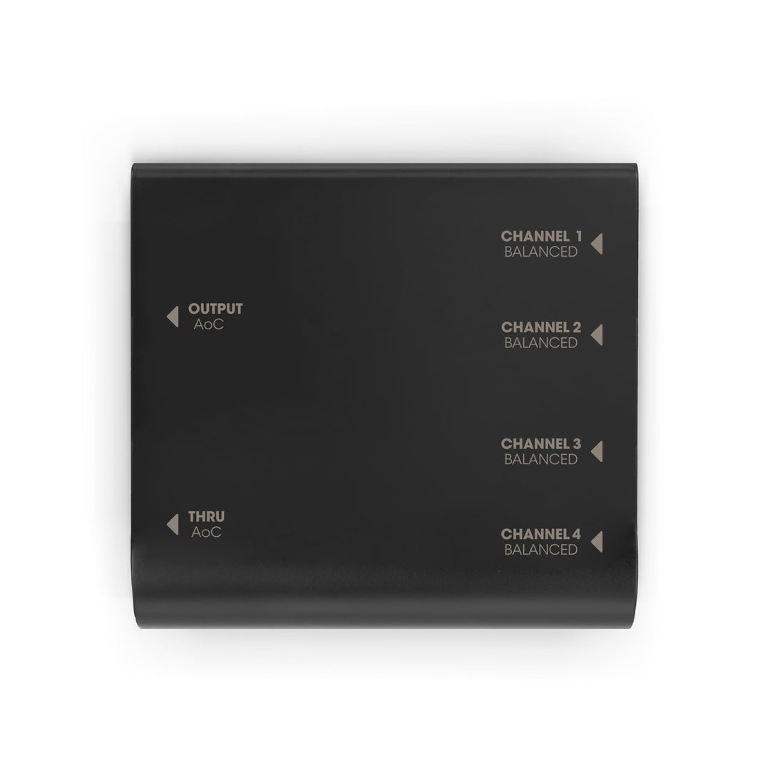 Palmer AoC Box XLRf - Boîtier Audio over Cat de etherCON vers 4 x XLR femelle