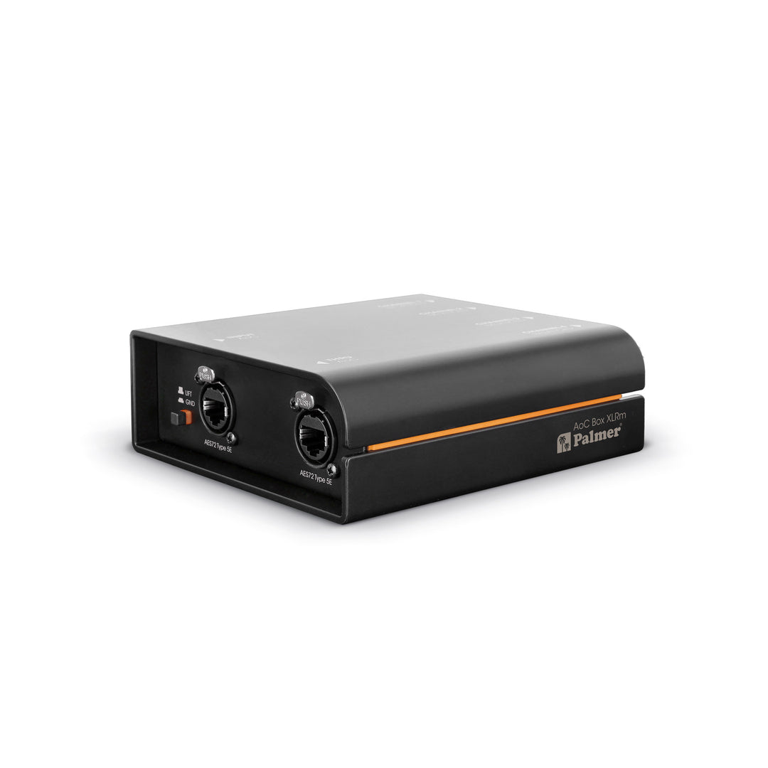 Palmer AoC Box XLRm - Boîtier Audio over Cat de etherCON vers 4 x XLR mâle