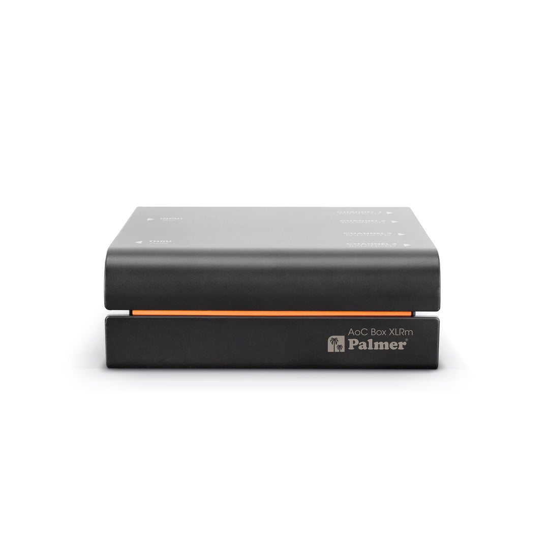 Palmer AoC Box XLRm - Boîtier Audio over Cat de etherCON vers 4 x XLR mâle
