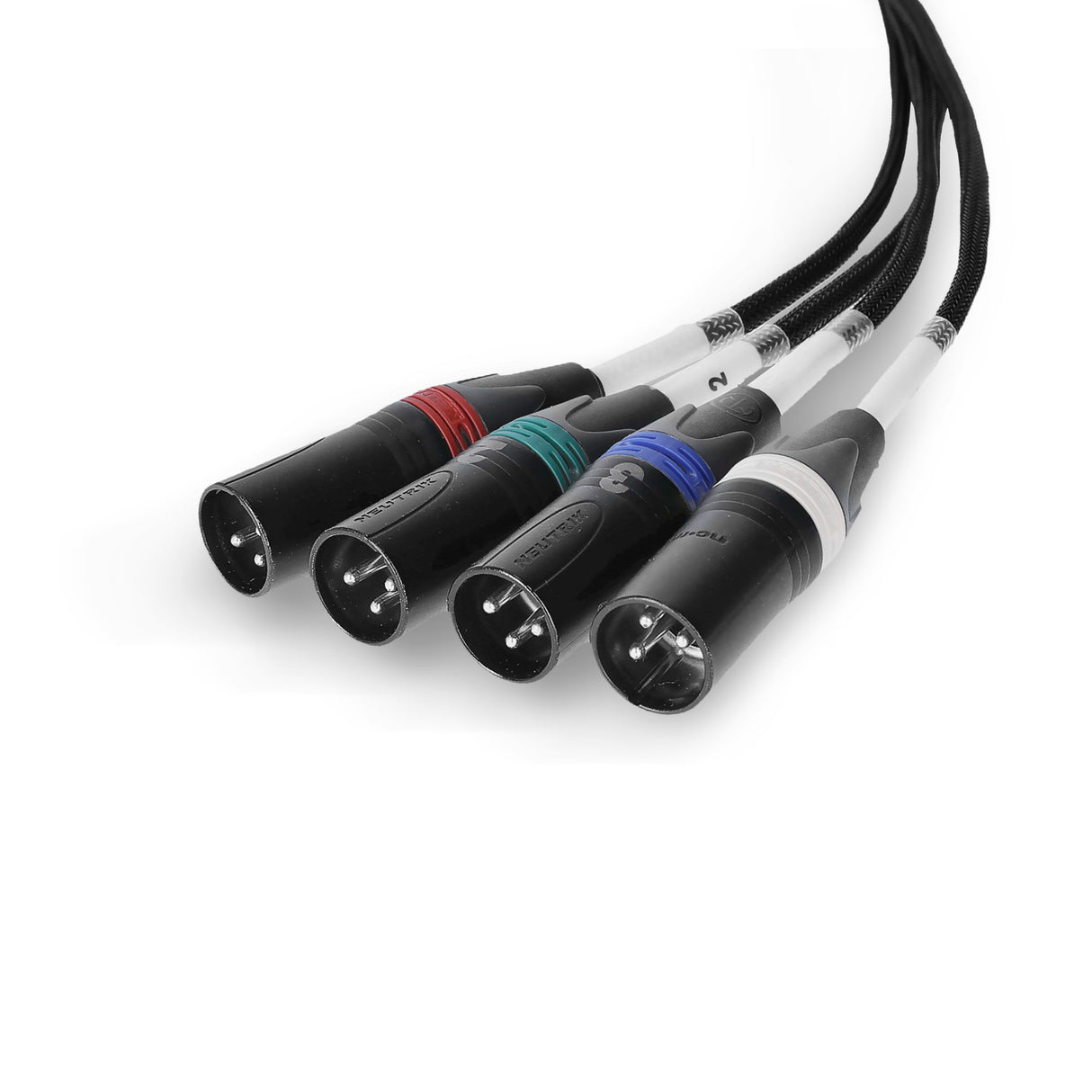 Palmer AoC Loom XLRm - Câble Audio over Cat de etherCON vers 4 x XLR mâle