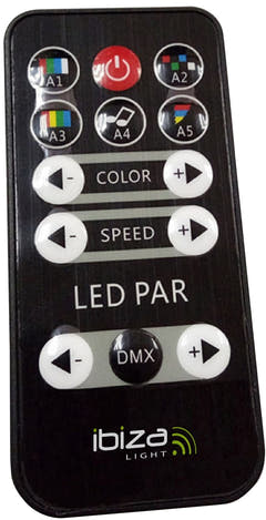 LED Spot Multicolor avec télécommande (12x3W)