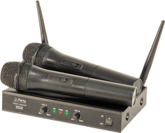 Ibiza Système de Microphones Sans Fil (2 canaux)