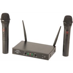 Ibiza Système de Microphones Sans Fil (2 canaux)