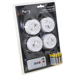 Mini effet astro avec batterie (pack de 4)